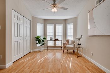 Living Room With Bay Windows
